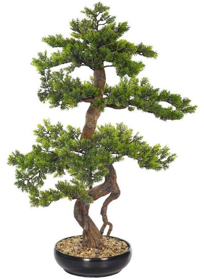 Yatai - Yatai Decor Luxurious Artificial Bonsai Tree Lifelike Artificial Plants with Pots,Enhance Your Living Space with Evergreen ,Eco-Friendly, Maintenance Free Fake Plants for Home Office Decor (85 Cm) - Image 1