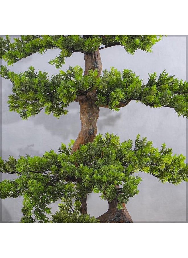Yatai - Yatai Decor Luxurious Artificial Bonsai Tree Lifelike Artificial Plants with Pots,Enhance Your Living Space with Evergreen ,Eco-Friendly, Maintenance Free Fake Plants for Home Office Decor (85 Cm) - Image 1