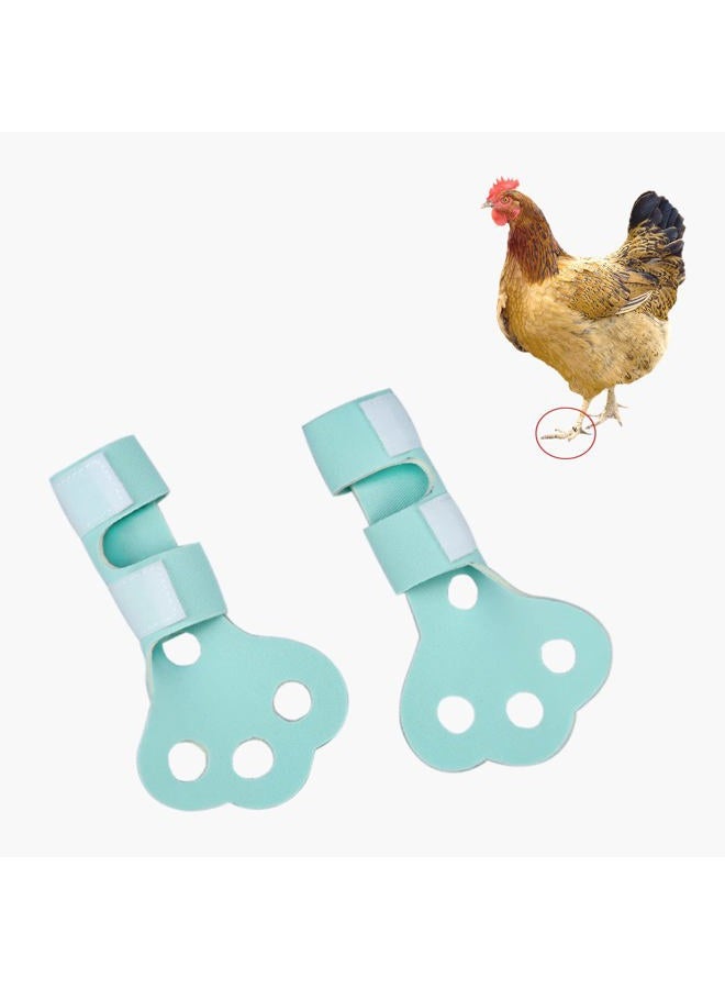 vomvomp 2 Pack Chicken Protective Shoes for Chick Booster Hen Turkey Feet Paws Bumblefoot - Image 4