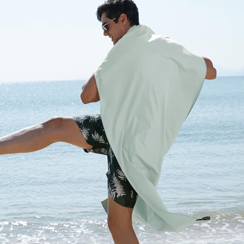 Rainleaf Microfiber Towel Perfect Travel & Gym & Camping Towel. Quick Dry - Super Absorbent - Ultra Compact - Lightweight. Suitable for Trip, Beach, Shower, Backpacking, Pool - Image 4