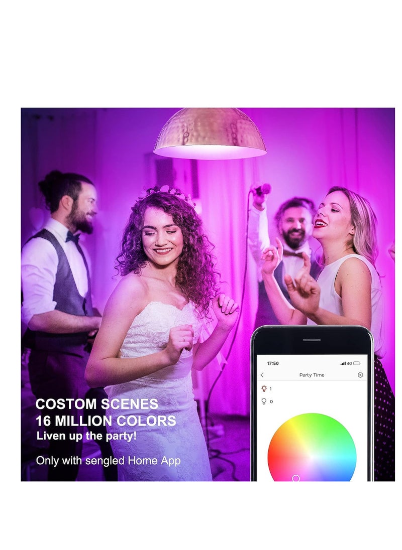 Generic - WiFi Smart light Bulbs That Work with Alexa/Google Assistant A19 Daylight (5000K) No Hub Required 800LM 60W High CRI)90W Equivalent - Image 1