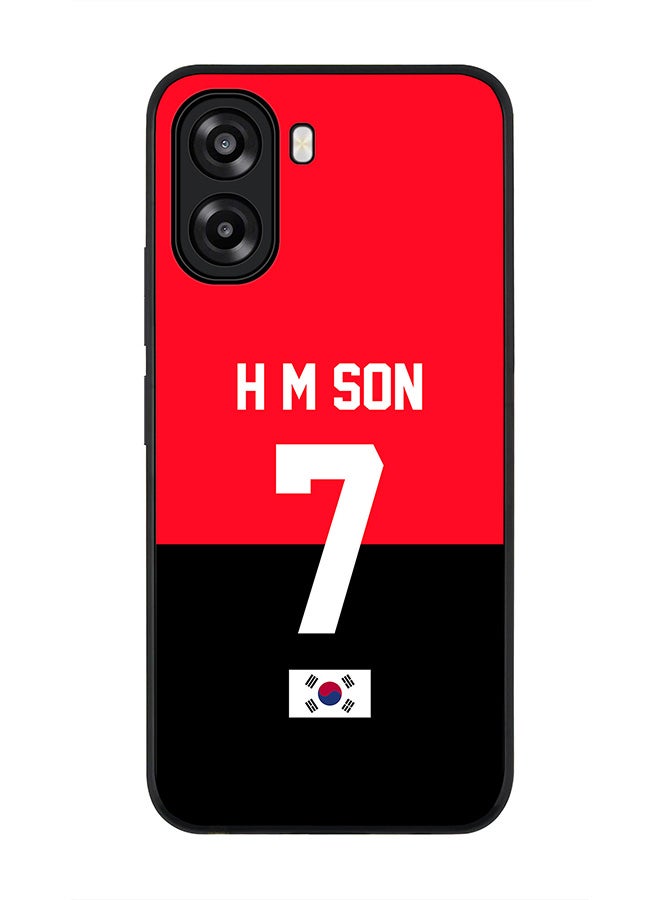 Stylizedd For Oppo A6x 5G / A6x 4G Case,Slim fit Camera Protection, Shockproof Thin Phone cover  - Football - South Korea - H M Son - Image 1