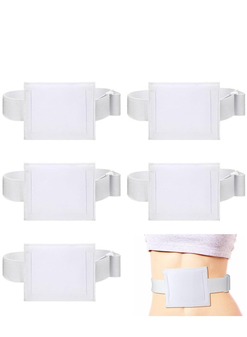 KASTWAVE 6 Pcs Feeding Tube Holder Elastic G Tube Holder Belt Comfortable Peg Tube Supplies for Men Women Adults Kids Abdominal Covers Accessories - Image 1