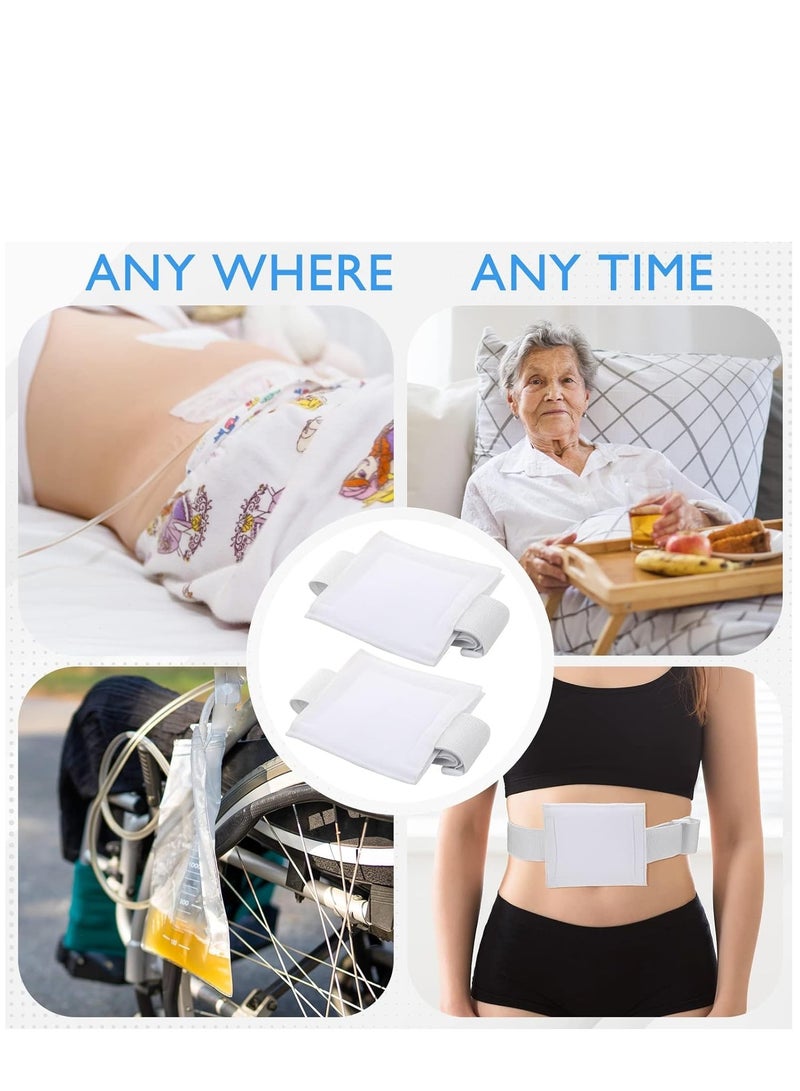 KASTWAVE 6 Pcs Feeding Tube Holder Elastic G Tube Holder Belt Comfortable Peg Tube Supplies for Men Women Adults Kids Abdominal Covers Accessories - Image 5