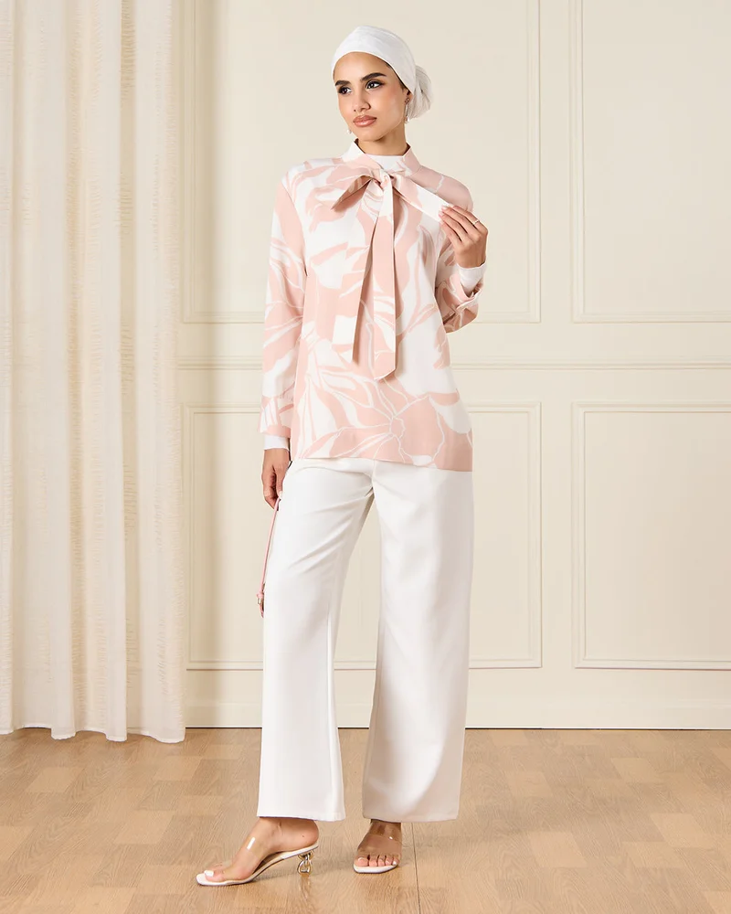 REDTAG Women Pink Printed Blouse