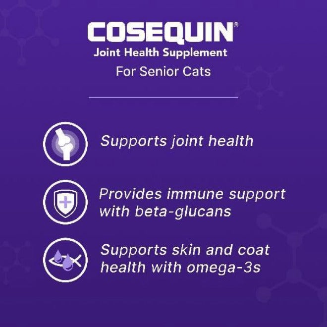 Nutramax Laboratories Nutramax Cosequin for Senior Cats Joint Health Supplement, Contains Glucosamine for Cats, Plus Chondroitin, Supports Joint, Skin and Coat, and Immune Health, Sprinkle Capsules, 60 Count - Image 5