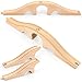 Liliful Wooden Train Track Bridges and Tunnels Expansion Wood Train Track Pieces Accessories for Most Major Toy Trains Railway - Image 3
