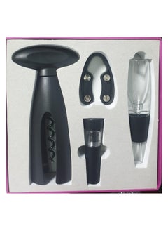 Vitacelli 4-Piece Bottle Opener Set Black 20x5x20cm  - Image 1