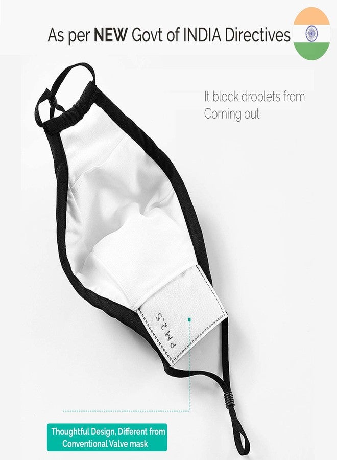 Xtore N-95 FDA CE Certified Antipollution cotton mask | Reusable | Washable | Pack of 1 (Polka Dot Light Brown) - Image 4