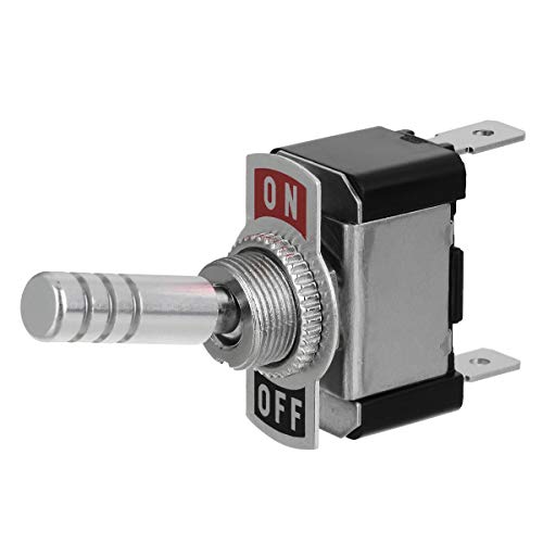 Jtron Car Heavy-Duty Rocker Toggle Switch 12V 20A Waterproof Toggle Switch ON Off Switch 12v with for Auto Car Boat (ON-Off) - Image 3