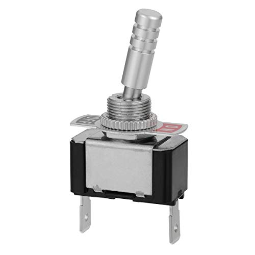 Jtron Car Heavy-Duty Rocker Toggle Switch 12V 20A Waterproof Toggle Switch ON Off Switch 12v with for Auto Car Boat (ON-Off) - Image 4