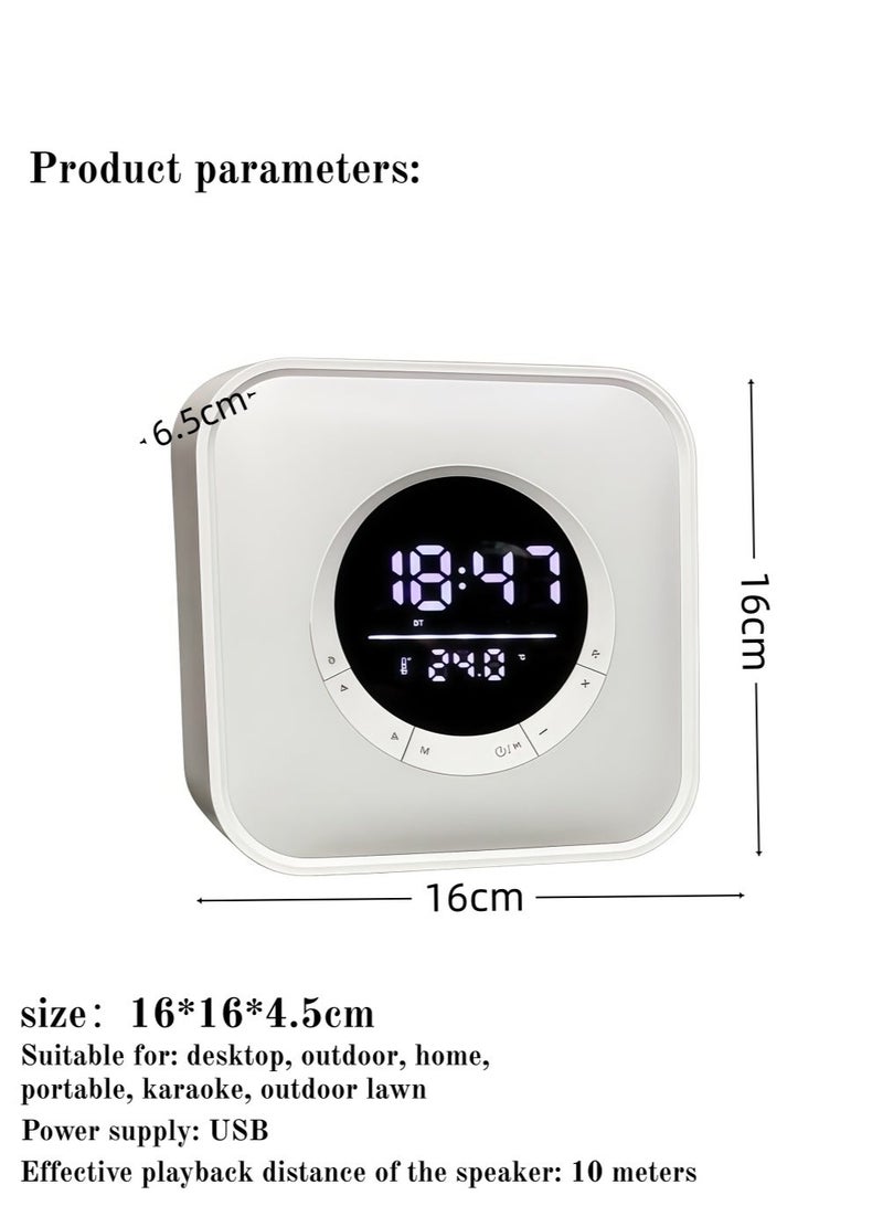 Beautiful Atmosphere Light Bluetooth Speaker Home Desktop LED Wireless Speaker - Image 2