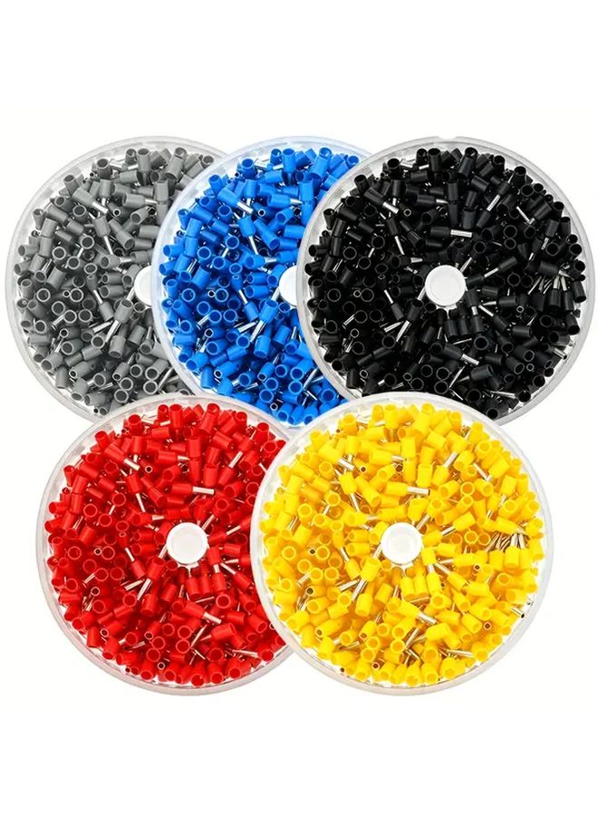 E4009 300 قطعة محطات أسلاك فرويل معزولة مسبقًا مجموعة محطات أنبوبية مع صندوق تخزين - Image 2