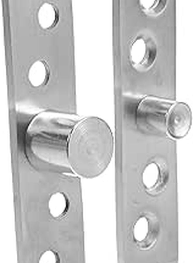 2Pcs Heavy Duty 360 Degree Rotating Hidden Cabinet Door Hinges Metal Pivot For Wood Doors - Image 1