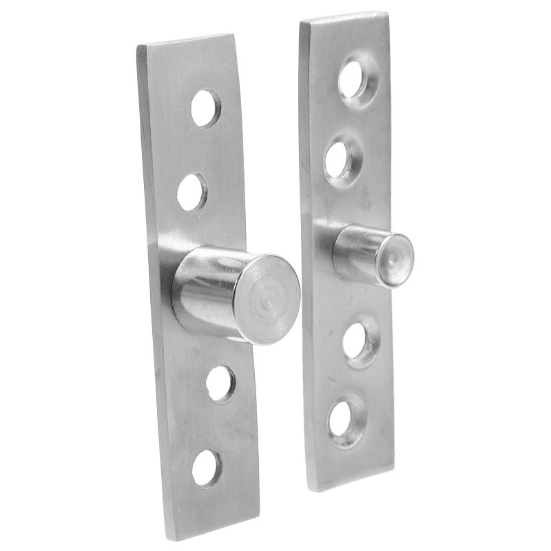 2Pcs Heavy Duty 360 Degree Rotating Hidden Cabinet Door Hinges Metal Pivot For Wood Doors - Image 2