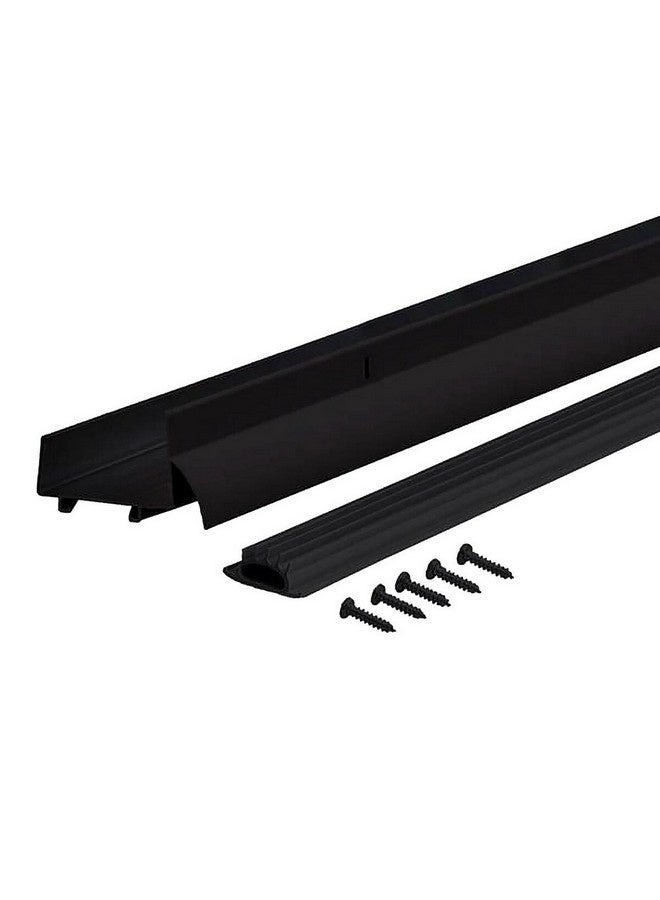 M-D Building Products Durable Aluminium Door Bottom Black 3.8 x 6 x 37.8 Inch 5038549 - Image 1