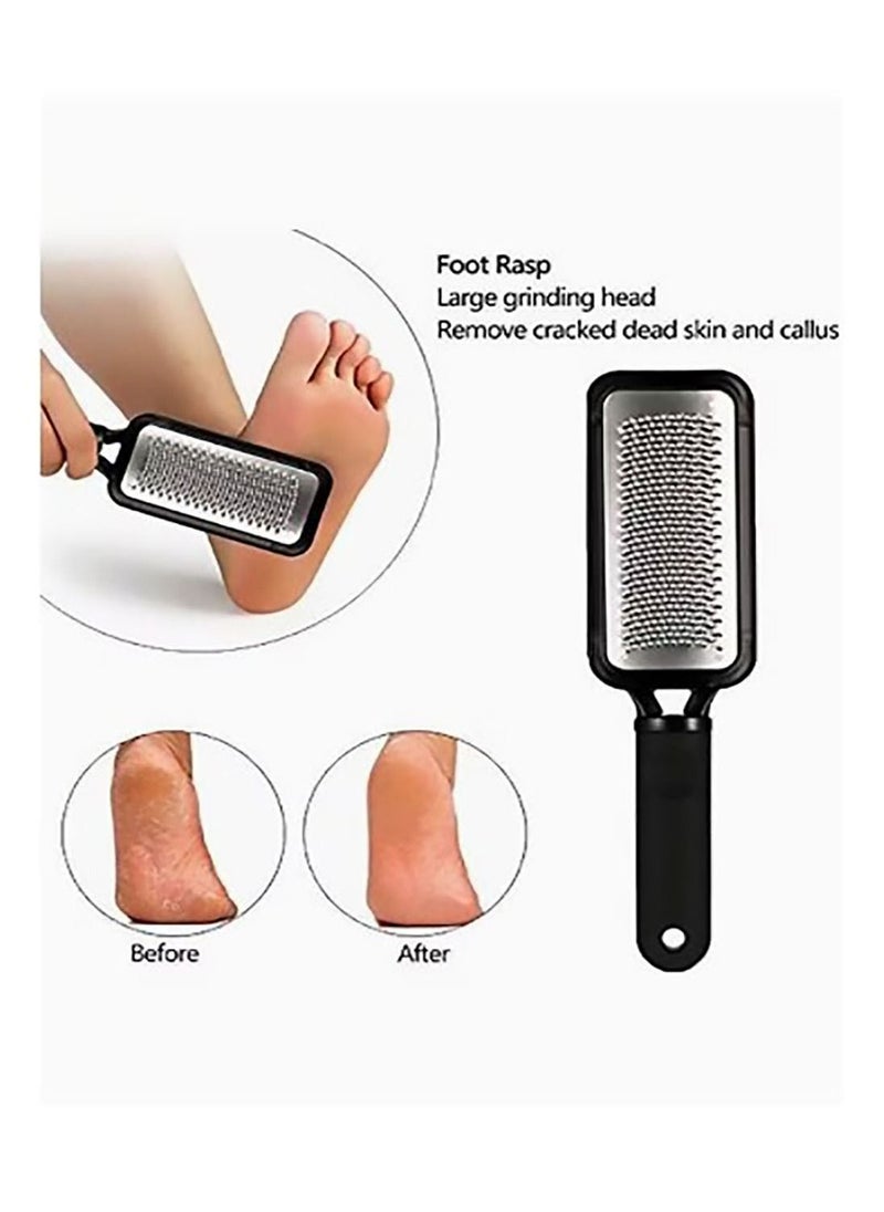 Tinksky - Pedicure Rasp for Dry Hard Skin Foot File Genuine Megafile Heel Care Callus Remover Dry Dead Skin Egg Corn Sander Scrubber Pumice Stone Alternative Ped Pedi Grater File - Image 1
