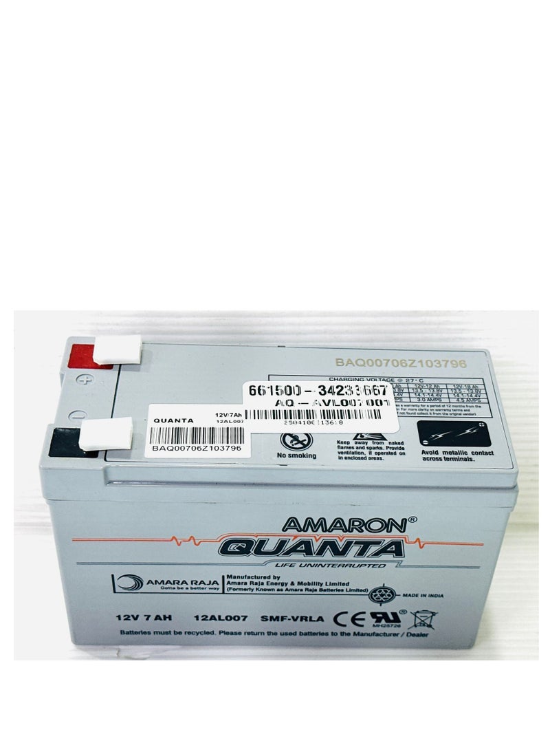 Amaron - AGM VRLA Deep Cycle Battery 12V 7AH - Image 1