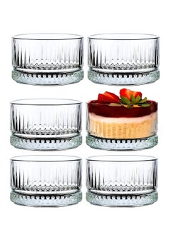 Reko Snack Bowl set - 6 pack Small Scalloped Bowl, Dessert Bowls for Ice Cream, Snack Bowls, Side Dishes  - Image 1