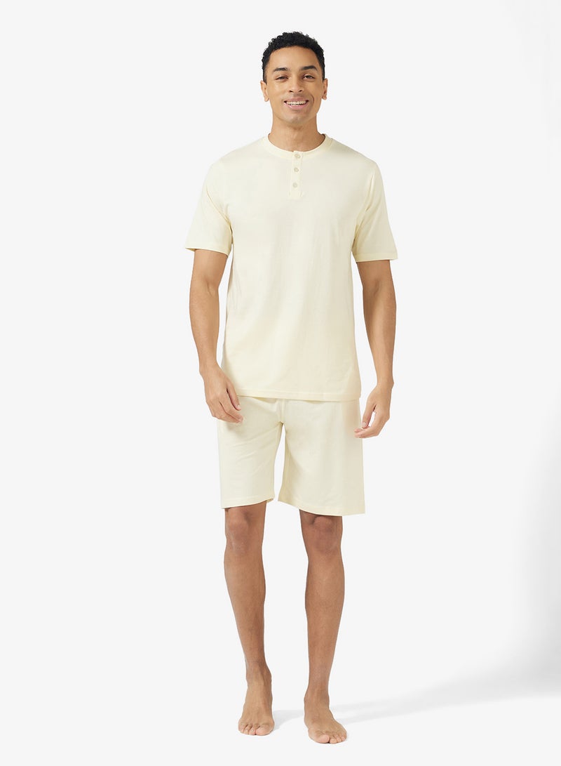 روبرت وود طقم بيجامة تي شيرت وشورت - Image 1