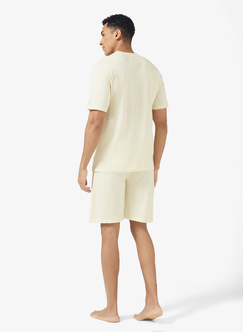 روبرت وود طقم بيجامة تي شيرت وشورت - Image 2