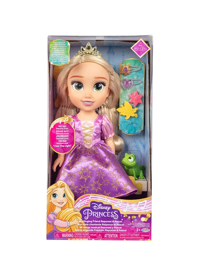 ديزني Princess Doll Rapunzel Singing Friend 14 Inch Battery Operated