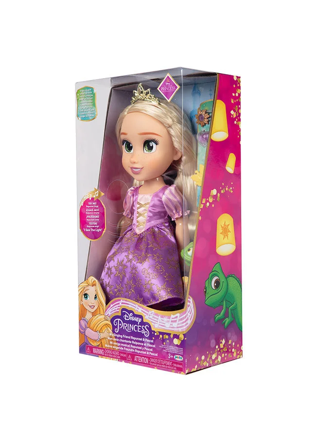 ديزني Princess Doll Rapunzel Singing Friend 14 Inch Battery Operated