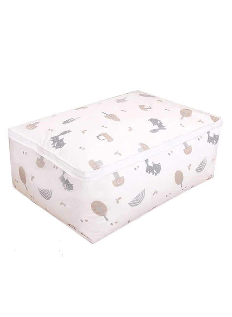 TWOK TWOK Underbed Storage Bag Blanket Storage Bag UnderBed Quilt Clothes Storage Bag Multi Color 1  - Image 1