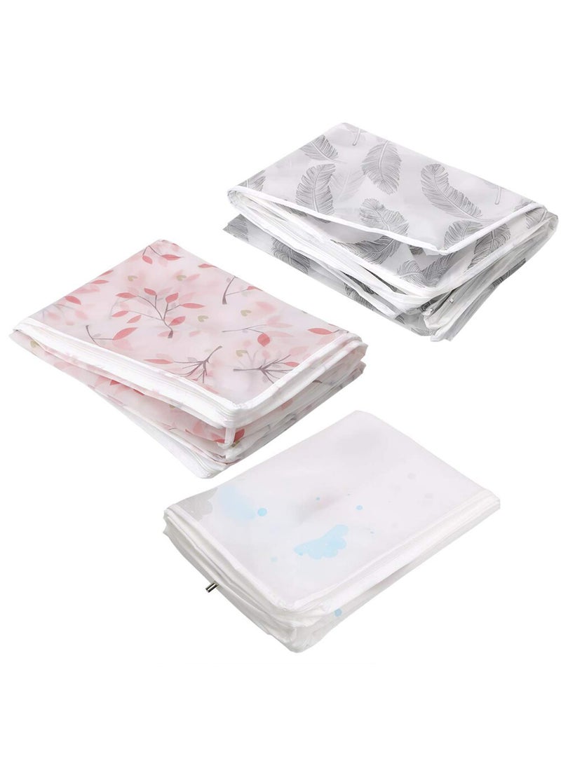 TWOK TWOK Underbed Storage Bag Blanket Storage Bag UnderBed Quilt Clothes Storage Bag Multi Color 1  - Image 5