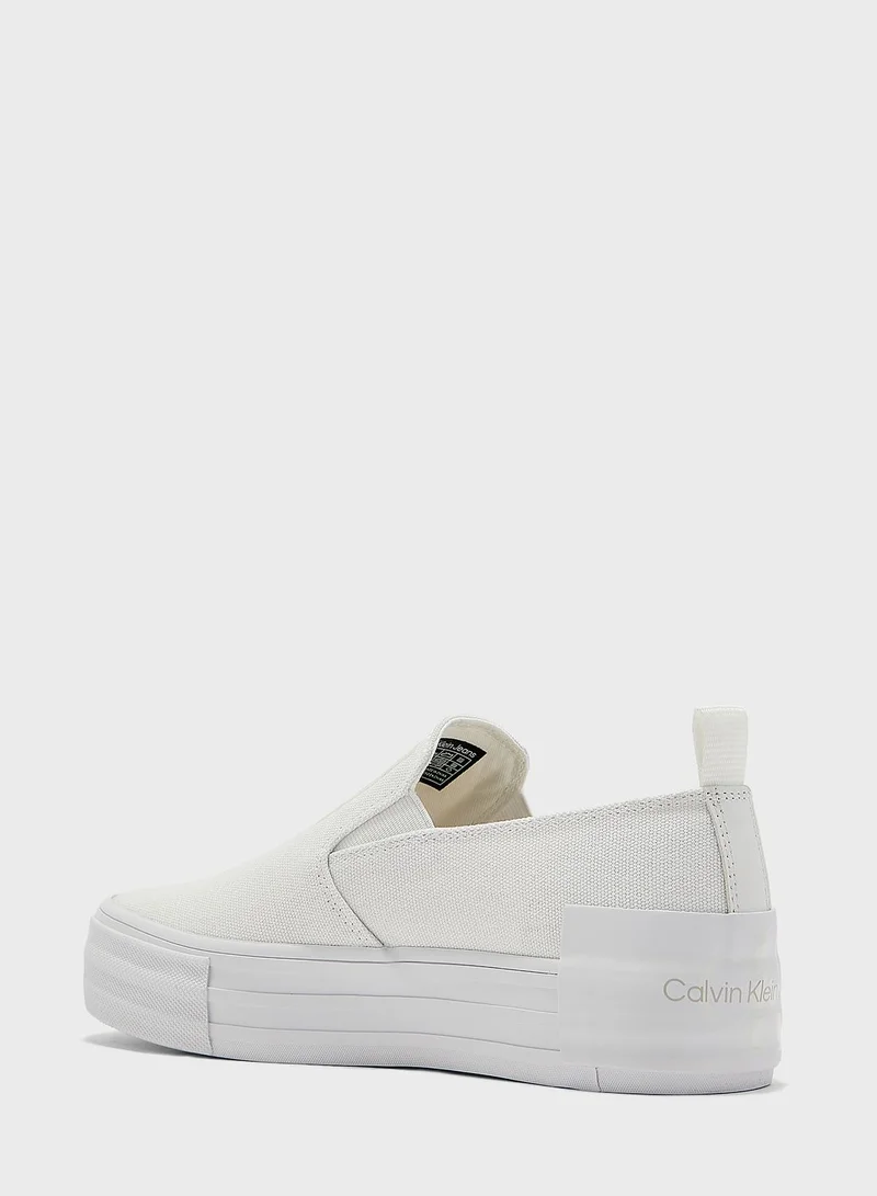 Calvin Klein Jeans Bold Vulcanised Flatfrom Slip Ons
