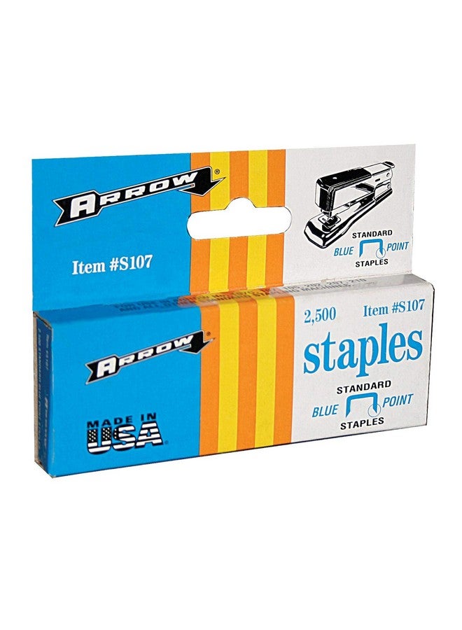 Arrow S107 Blue Standard Desk Staples, 2,500-Pack - Image 3