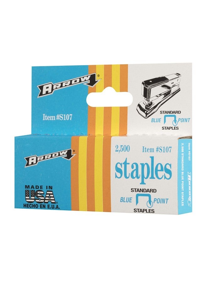 Arrow S107 Blue Standard Desk Staples, 2,500-Pack - Image 2