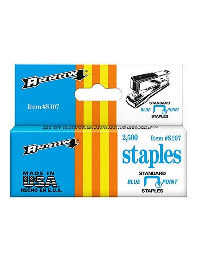 Arrow S107 Blue Standard Desk Staples, 2,500-Pack - Image 4