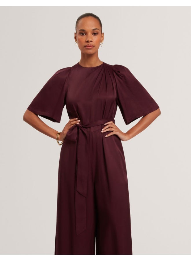 Ted Baker DRAPE NECK WIDE LEG JUMPSUIT - Image 1