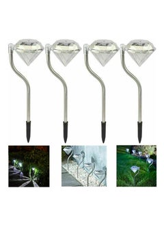 Generic Garden Floor Lights Garden Pathway Patio Crystal Solar Powered Waterproof Night Light Decorative Lighting Garden Pathway Lights  - Image 1