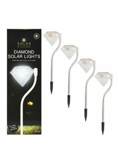Generic Garden Floor Lights Garden Pathway Patio Crystal Solar Powered Waterproof Night Light Decorative Lighting Garden Pathway Lights  - Image 2