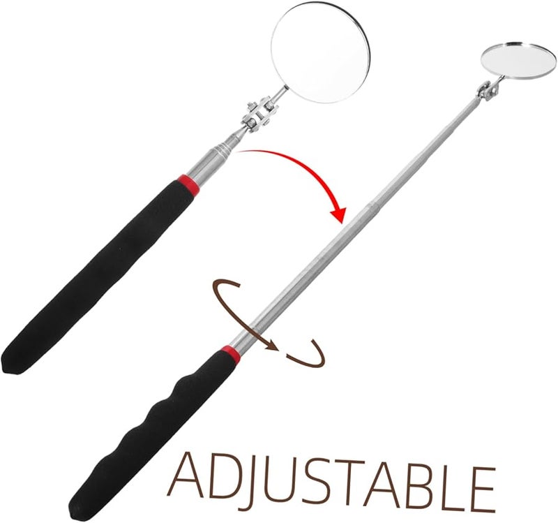 Magnetic Extendable Inspection Mirror with Rotating Head Telescoping Handle for Automotive Mechanics - Image 3