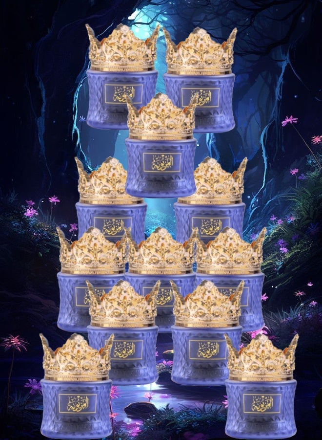 Banafa 12 Pieces Bakhoor Oud Moattar Al Mazunah 35g - Image 1