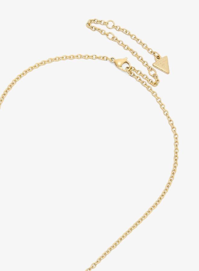 GUESS Heart Lock Chain Necklace - Image 3