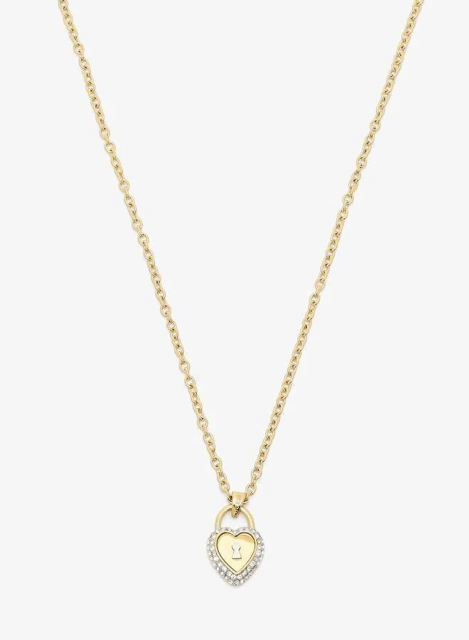 Heart Lock Chain Necklace