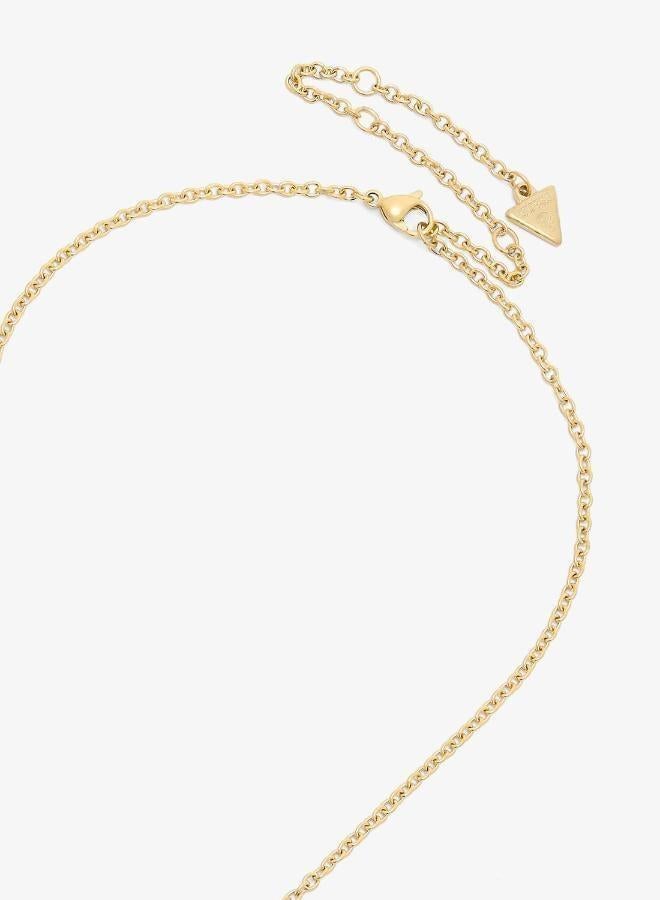 GUESS Heart Lock Chain Necklace - Image 3