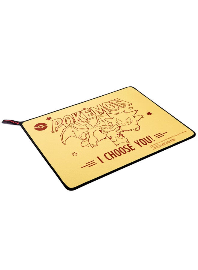 Cherry, Large Mouse Pad, Gaming Mouse Pad, Pokemon Mouse Pad, Pikachu Computer Desk Pad, Pokemon Thunderclap Summoning, 360*280*4mm - Image 3