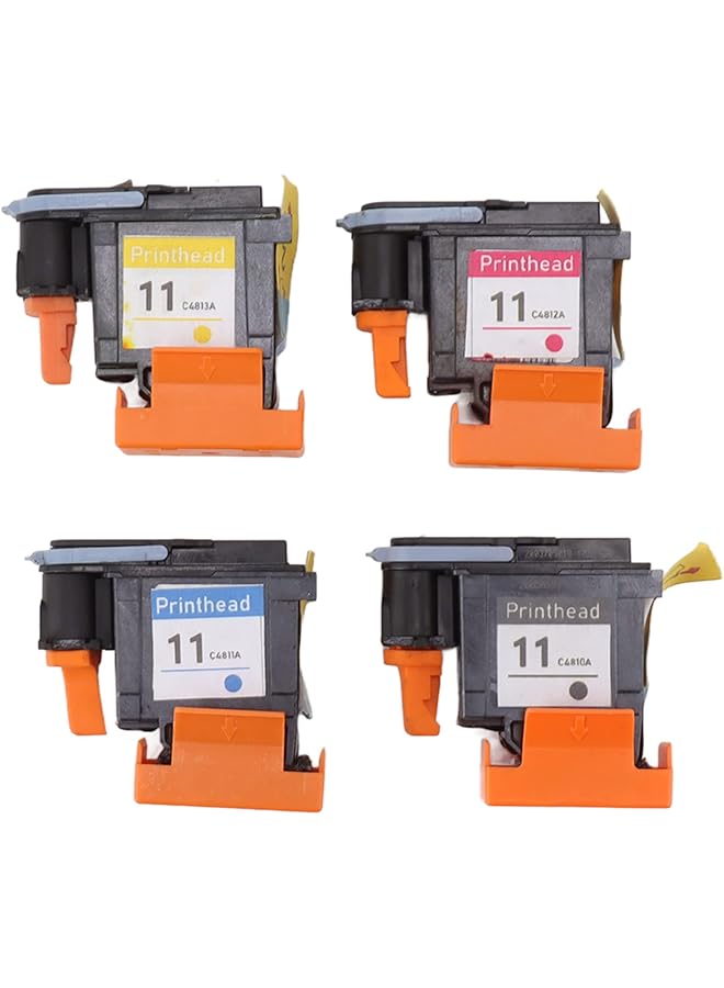 erorex 4 Pcs Printhead Printer Head Magenta Black Cyan Yellow Print Head Replacement For Hp Designjet 100 110 111 500 510 800 813 850 - Image 1