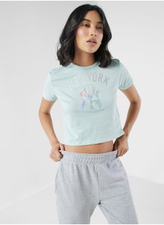 Y2K New York Yankees Cropped T-Shirt