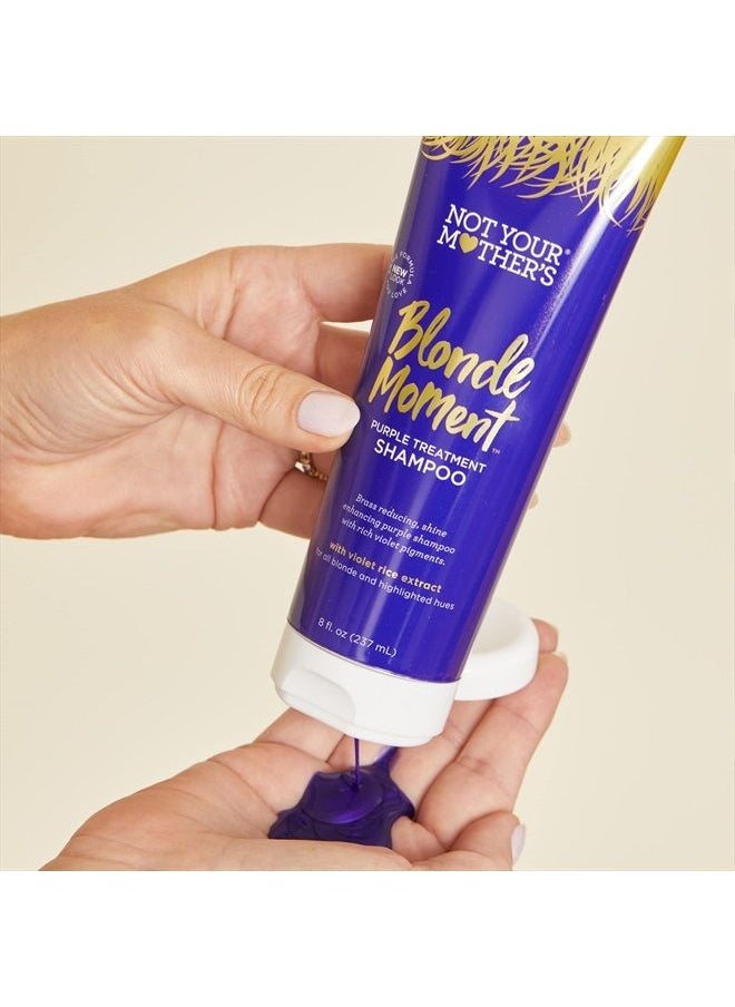 Not Your Mother's Blonde Moment Shampoo and Conditioner (2-Pack) - 8 fl oz - Purple Shampoo and Conditioner for Blondes - Reduces Brass, Enhances Hair Shine, Moisturizes Hair  - Image 3
