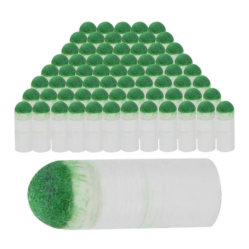 Professional Billiard Tips 100pcs Plastic and Leather 9mm Glue Opening Diameter - Image 2