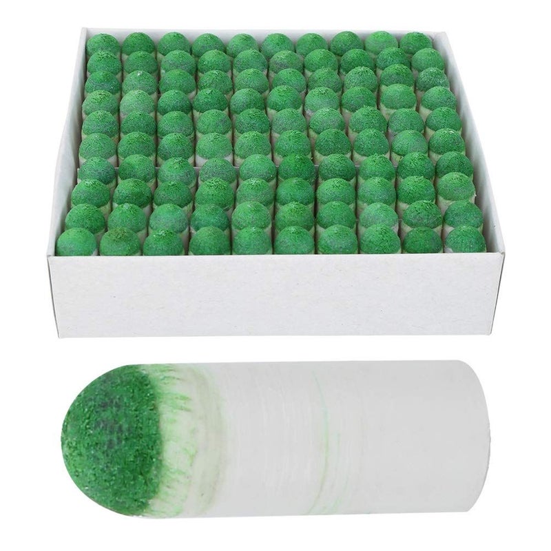 Professional Billiard Tips 100pcs Plastic and Leather 9mm Glue Opening Diameter - Image 4