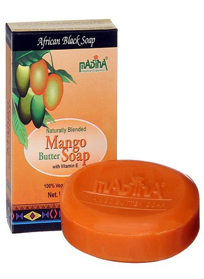 Madina Mango Cocoa Butter Natural Soap Dry Skin Moisture Herbal Cleanser Madina 3 Bar