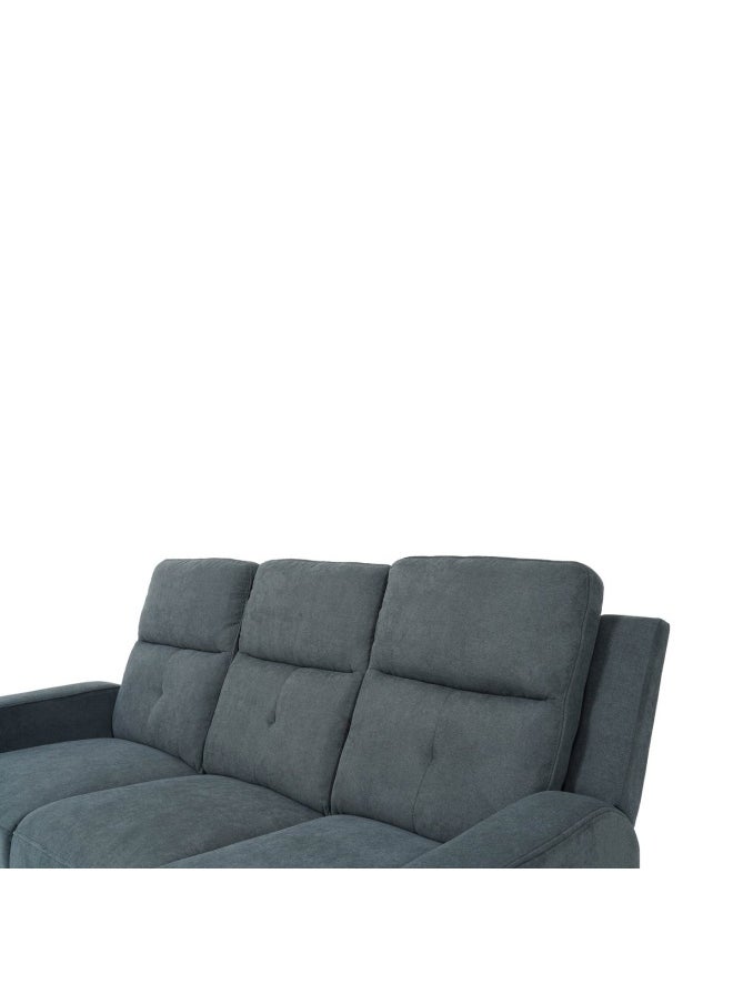 Pan Home Fremsa 3 Seater Recliner Sofa - Grey  - Image 4