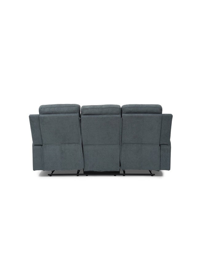 Pan Home Fremsa 3 Seater Recliner Sofa - Grey  - Image 5